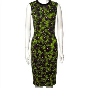 Givenchy Floral print midi length dress